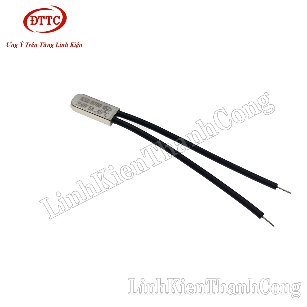 Relay Nhiệt KSD9700 5A 250VAC Thường Đóng 45 Độ