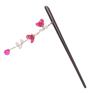 Trâm cài tóc gỗ mun kiểu cổ điển trang nhã