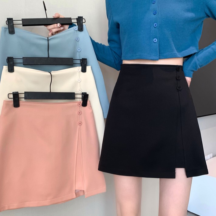 Chân váy chữ A eo cao dáng ngắn thiết kế quyến rũ trẻ trung hợp thời trang | BigBuy360 - bigbuy360.vn