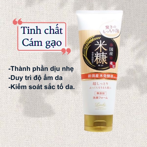 Sữa rửa mặt Cosmetex Roland Loshi Moist Aid Whip Face Foam