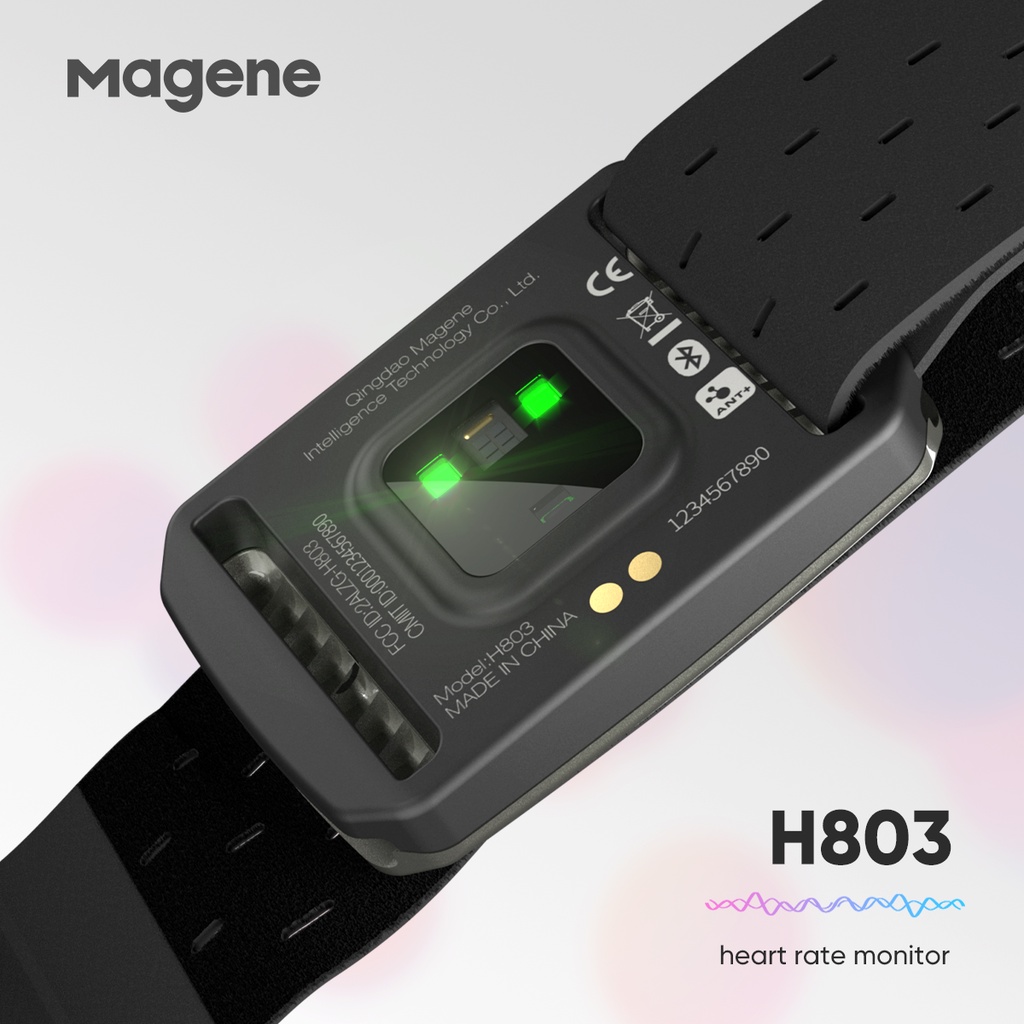 Vòng Đeo Tay Thông Minh Magene H803 HRM80 HRM Theo Dõi Nhịp Tim Chống Nước IP67 +