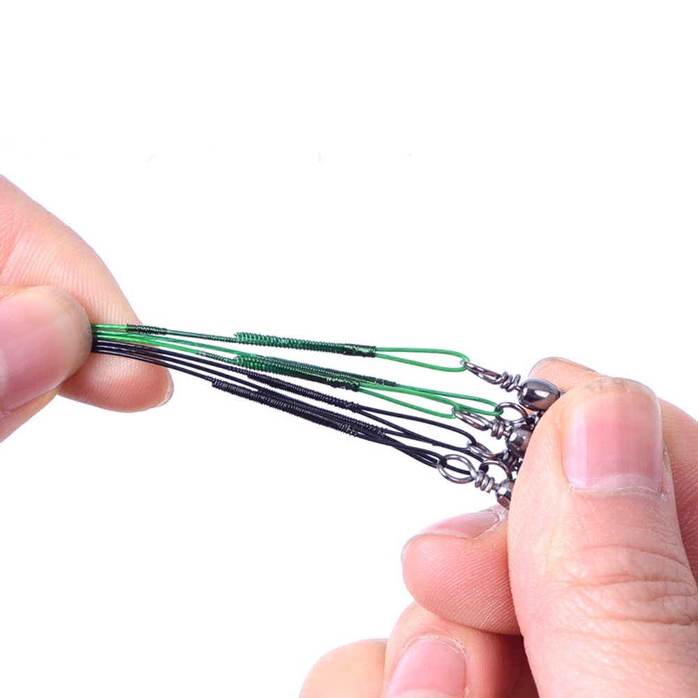 Set 20 Dây Móc Câu Cá Bằng Thép Không Gỉ Chống Cắn