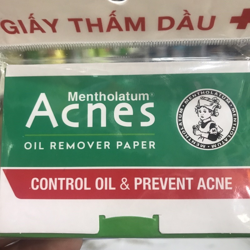 Giấy Thấm Dầu Acnes – Acnes Oil Remover Paper 100 tờ