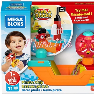 Xếp hình Mega Bloks chính hãng Pirate ship 11 mảnh