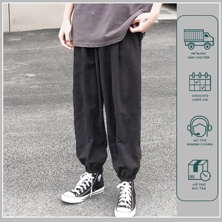 Quần dài ống rộng thời trang Hàn Quốc năng động cho nam