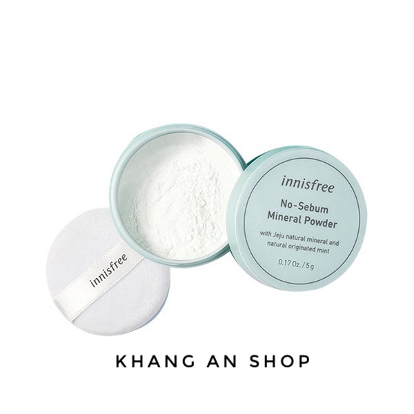 Phấn phủ dạng bột kiềm dầu Innisfree No Sebum mineral powder