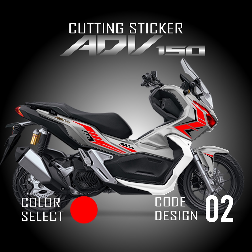 HONDA Miếng Dán Dập Nổi Hình Mã Màu Vàng Cầu Vồng Trang Trí Xe Máy ADV 150 - ADV150 02