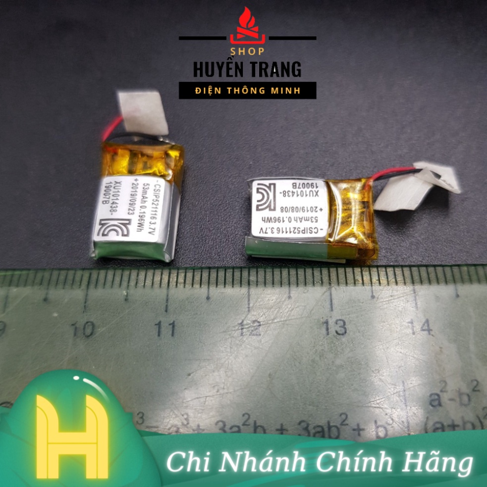 Pin sạc 3.7V 53mAh 220mAh 350mAh xuất hàn Pin camera ghi âm bluetooth bút cảm ưng - Shop Bảo Anh