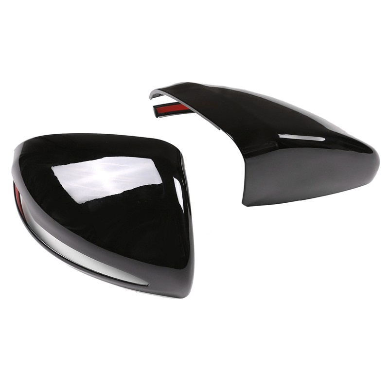 for Mercedes Benz B C E S GLB GLC Class W205 W213 W253 Glossy Black ABS Side Rear View Mirror Cover Trim