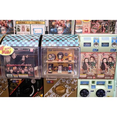 Tổng hợp đồ chơi móc chìa khóa huy hiệu standee Kimetsu no Yaiba Gashapon Gacha chính hãng Nhật Bản