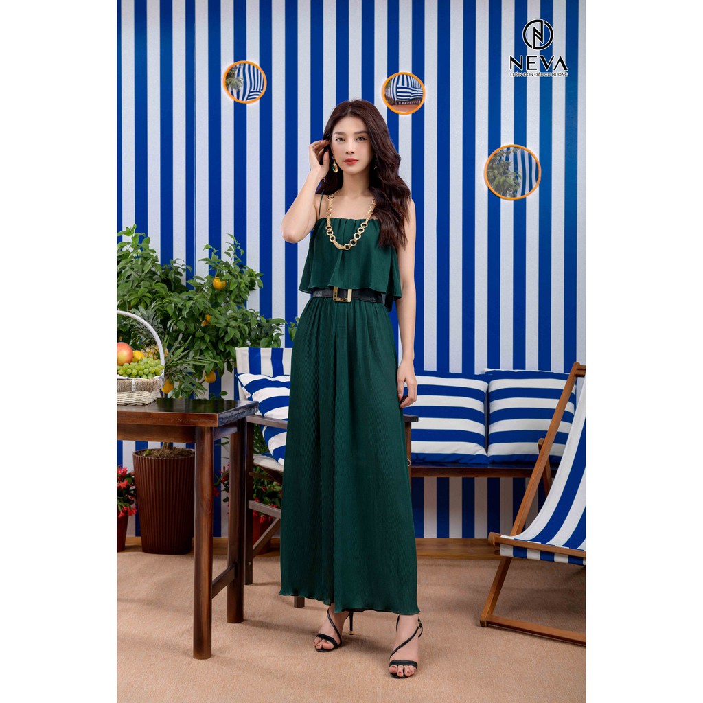 Jumpsuit nữ NEVA áo liền quần dập ly | 4 Màu T180042