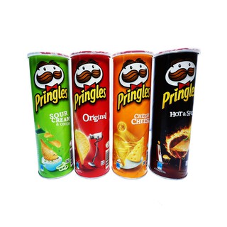[SALE] Snack Khoai Tây PRINGLES Vị Tự Nhiên/ Phô mai/Kem hành 107g