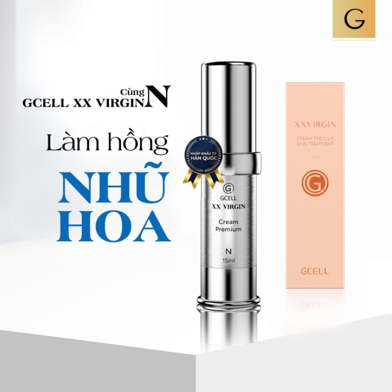 Kem hồng XXvirgin 15ml và Y zone se khít