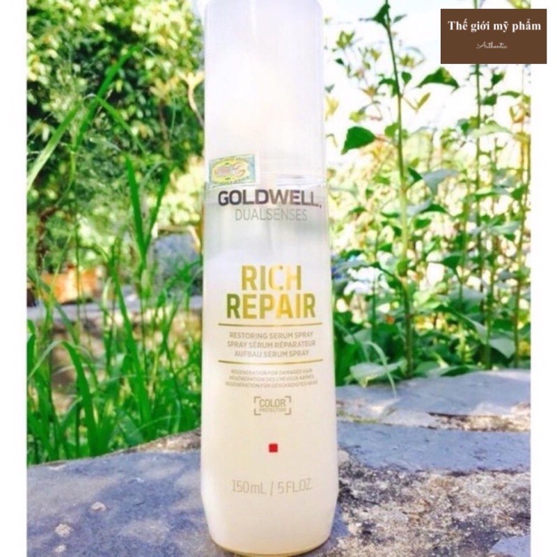 (CHÍNH HÃNG ) Xịt Xả Khô Siêu Chữa Trị Tóc Hư Tổn GOLDWELL Repair 150ml
