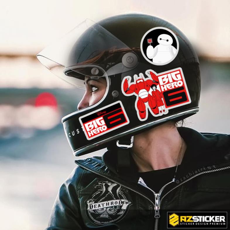 Sticker Hình Dán Big Hero STKA434 | Sticker Dán Xe, Tem Dán Xe Máy, Xe Điện Chống Thấm Nước, Chống Bay Màu