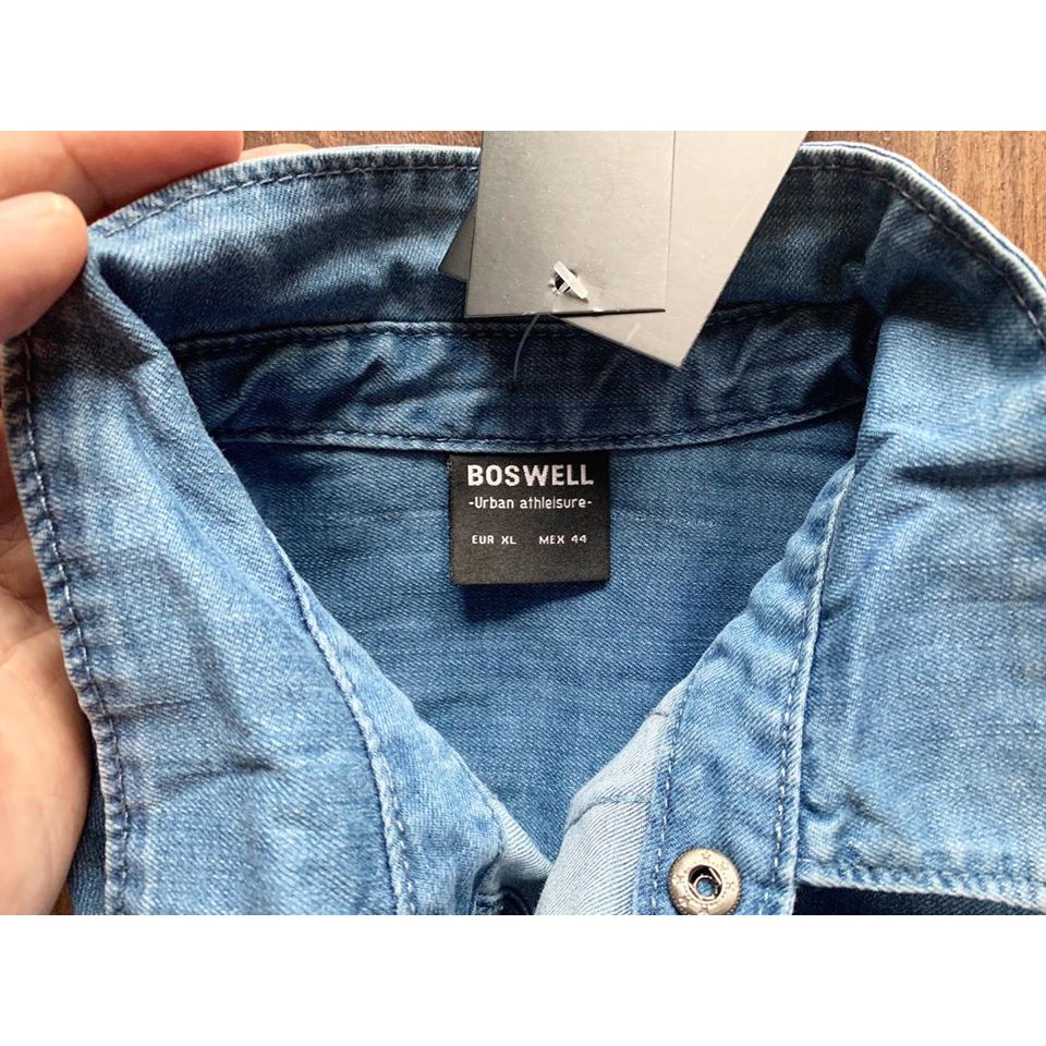 Áo sơ mi bò dài ty nam  Boswell