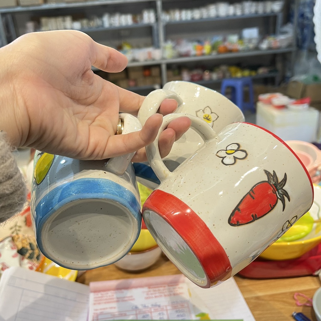 Cốc men tiêu dung tích 330ml cực kỳ đẹp