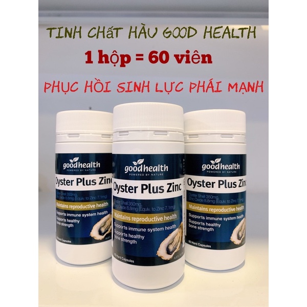 Tinh chất hàu Good Health Oyster Plus tăng cường sinh lý nam giới