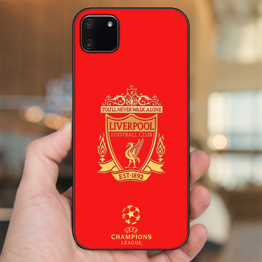 Ốp lưng Realme C11 2020 viền đen in hình Liverpool FC