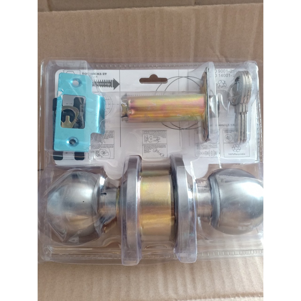 Khóa Tay Nắm Tròn, Khóa Quả Đấm Hàng chính hãng Top Loại 1- dùng cho các loại cửa