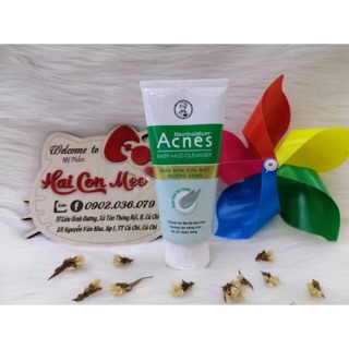 Kem Rửa Mặt Bùn Non Rohto Acnes Baby Mud - 100g