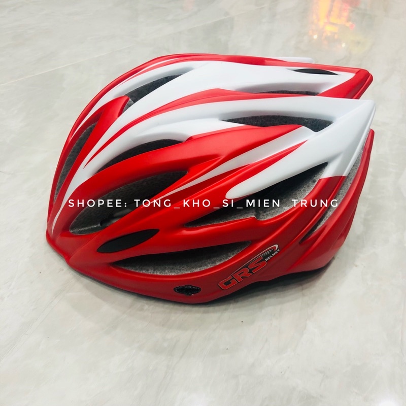 Mũ nón bảo hiểm xe đạp thể thao leo núi chính hãng GRS X6 cao cấp giá rẻ xốp đúc tặng kèm lưỡi trai nhựa X-6