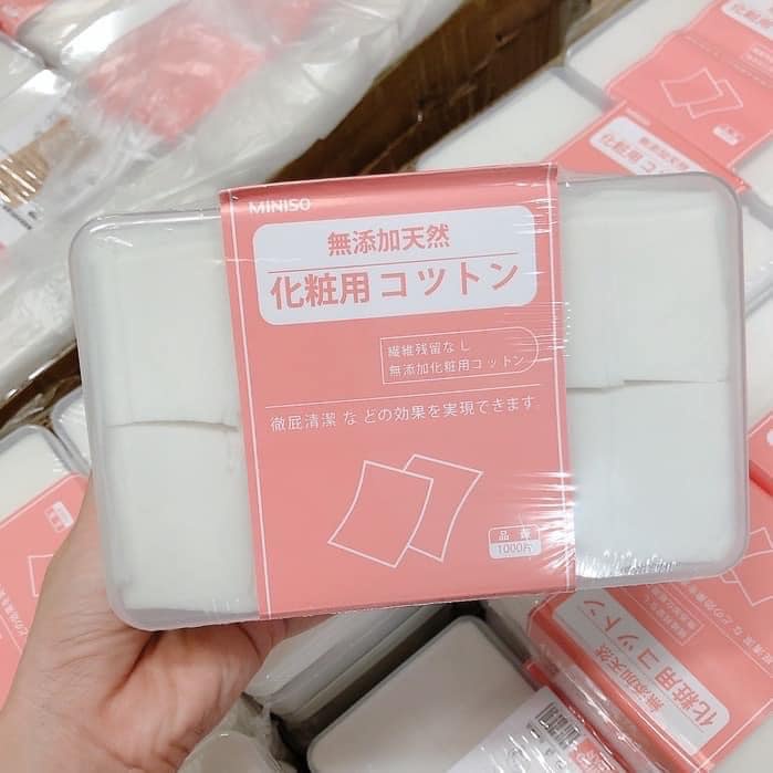 Sét 1000 miếng BÔNG TẨY TRANG MINISO
