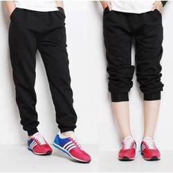 Quần Jogger nỉ bông nam/nữ thời trang 3 màu chọn lựa