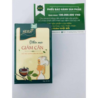 Giảm cân hera plus [CHUẨN AUTHENTIC] hộp 30 viên