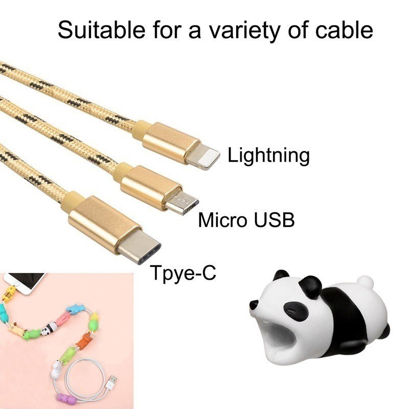 Nút bảo vệ đầu cáp hình thú dễ thương