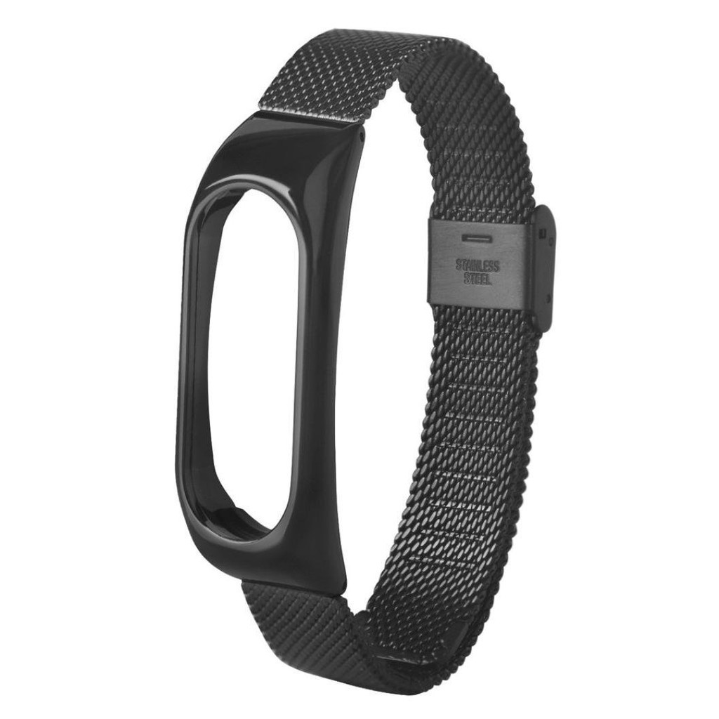 For Xiaomi Mi Band 2/3 Lightweight Stainless Steel WristBand Smart Watch Strap