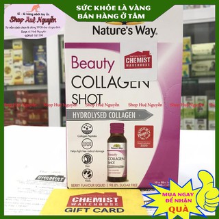 Collagen nước Nature’s Way Beauty Collagen Shot 50ml x10 chai, giúp đẹp da cân bằng nội tiết