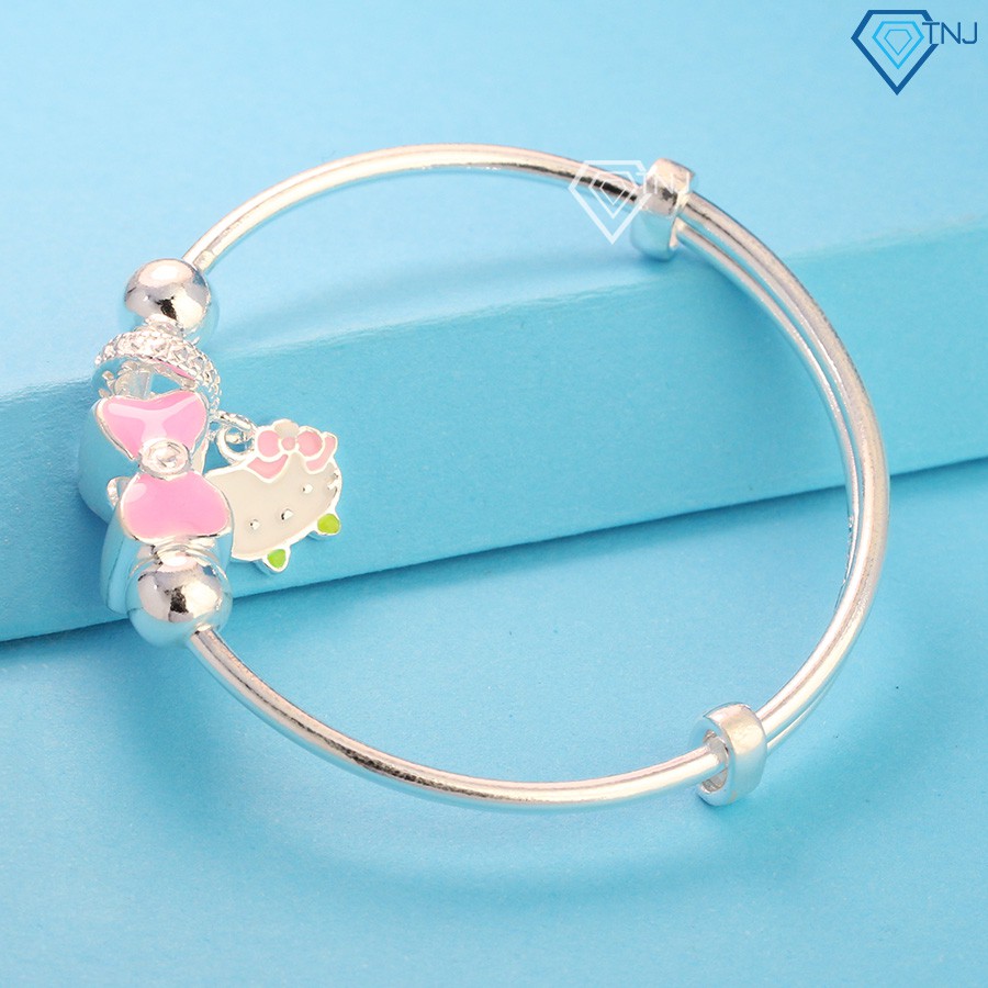 Lắc bạc cho bé gái hình Hello Kitty LTT0049 Trang Sức TNJ