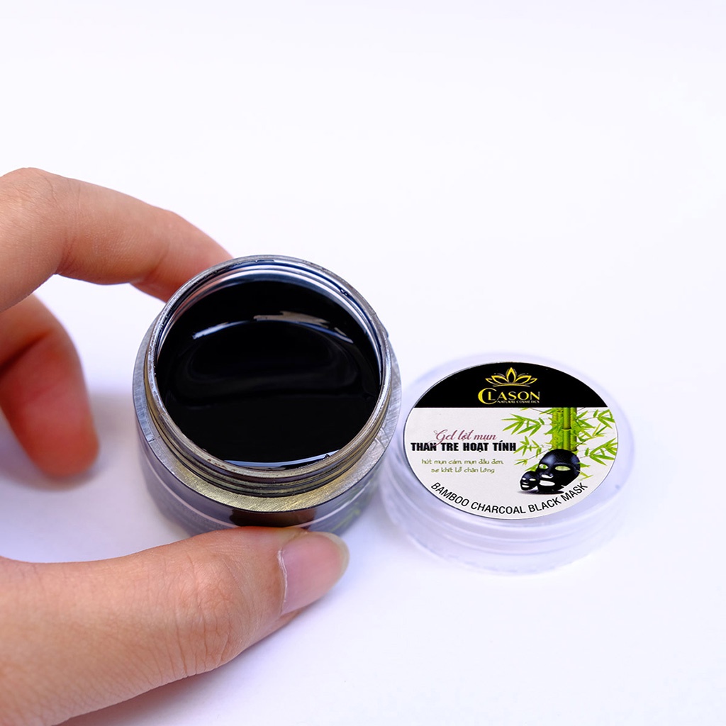 Gel lột mụn than tre hoạt tính Clason lột mụn đầu đen mũi, lột mụn cám toàn mặt giúp da mịn màng sạch mụn tặng băng đô