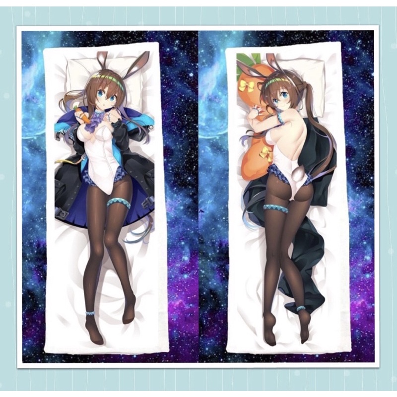 gối ôm dài Amiya anime Arknight 40x1m/ Gối dakimakura