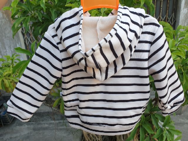 Áo khoác nỉ cho bé, áo nỉ lót lông