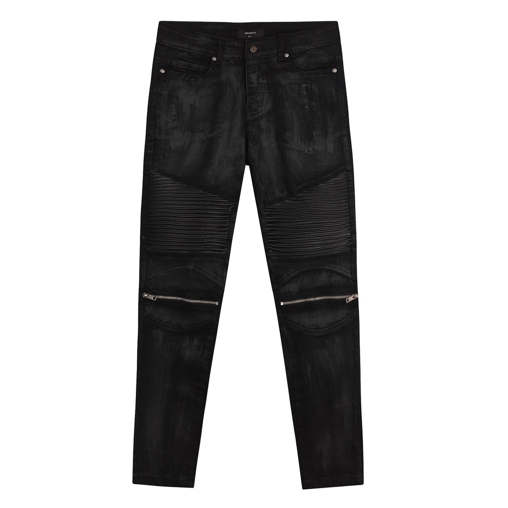 Quần jean nam MIKENCO Wash biker