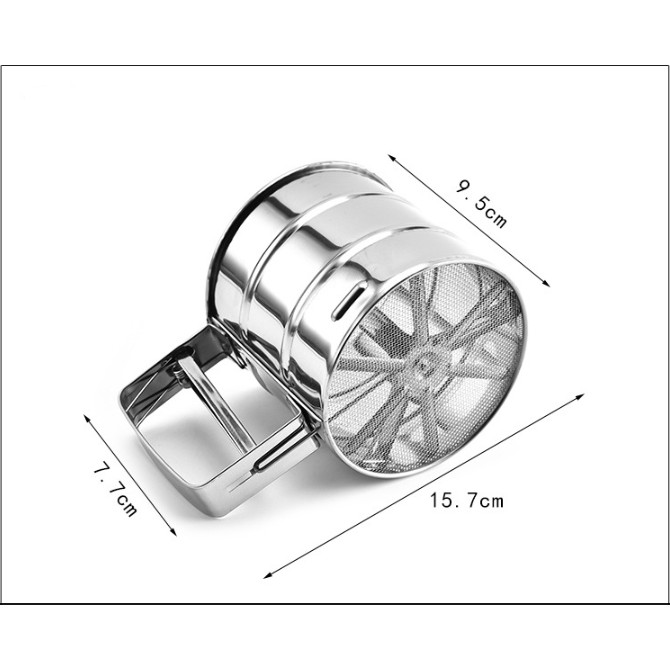 Ca rây bột inox, màu trắng, hồng, xanh