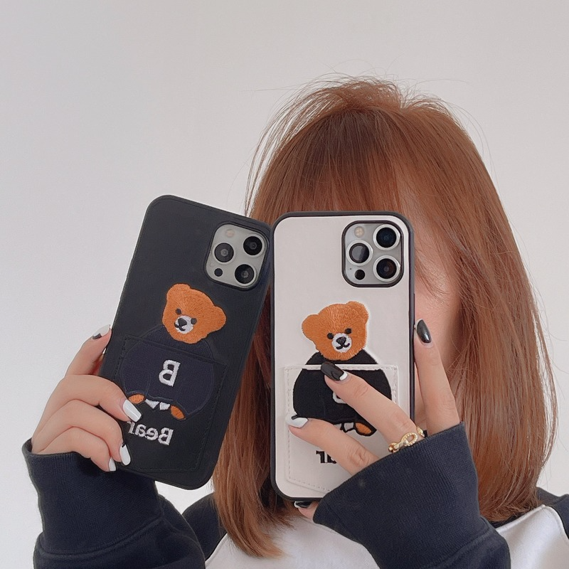 Ốp điện thoại mềm kiêm túi bằng da đựng thẻ cho iPhone 7 8 Plus X XS 11 12 PRO MAX XR 12mini