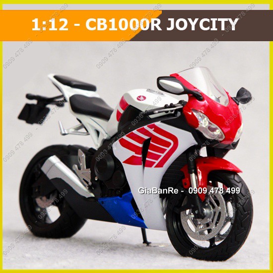 Xe Mô Hình Moto Honda CBR 1000RR Red Wings Tỉ Lệ 1:12  - Joycity - 8669.2