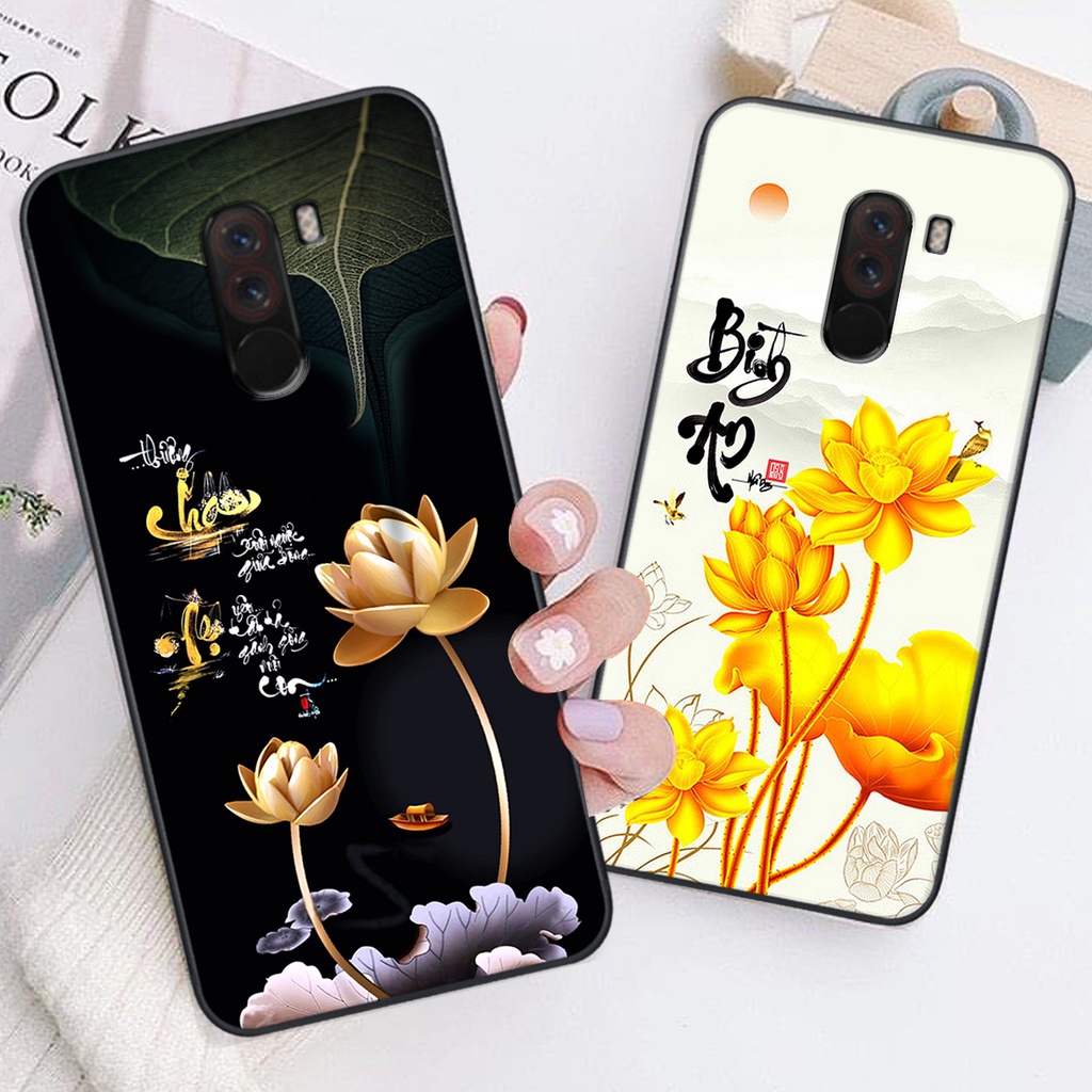 Ốp lưng Xiaomi POCO PHONE F1 in hình chữ tài chữ lộc, Cha Mẹ, bình an SIÊU ĐẸP