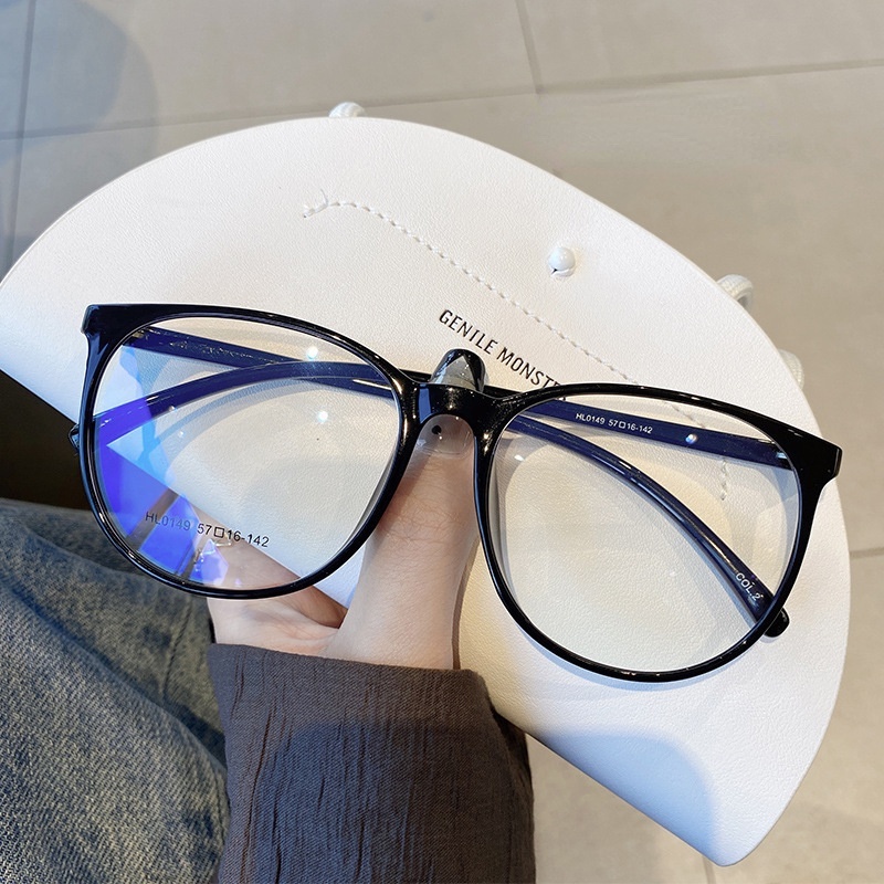 Kính mắt gọng tròn chống tia bức xạ phong cách Hàn Quốc trẻ trung hợp thời trang cho nữ