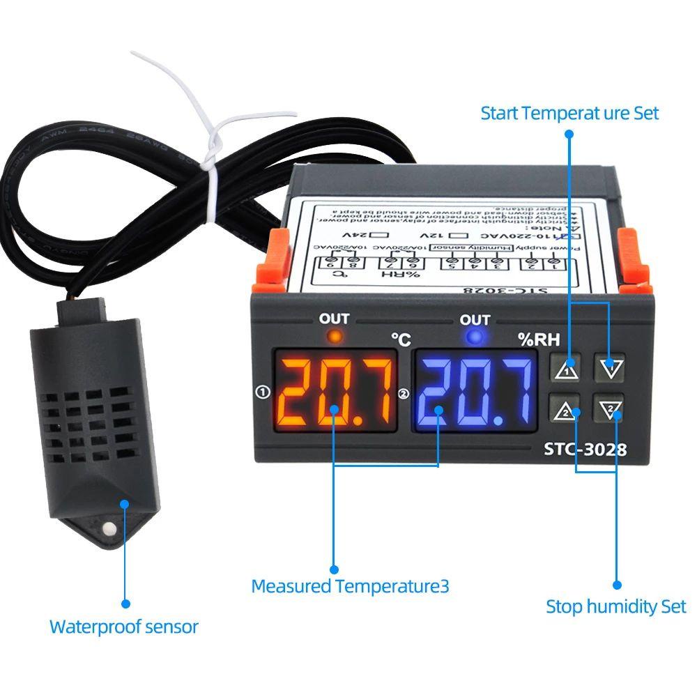 LONTIME Bộ Điều Khiển Nhiệt Độ Thông Minh AC 110V 220V