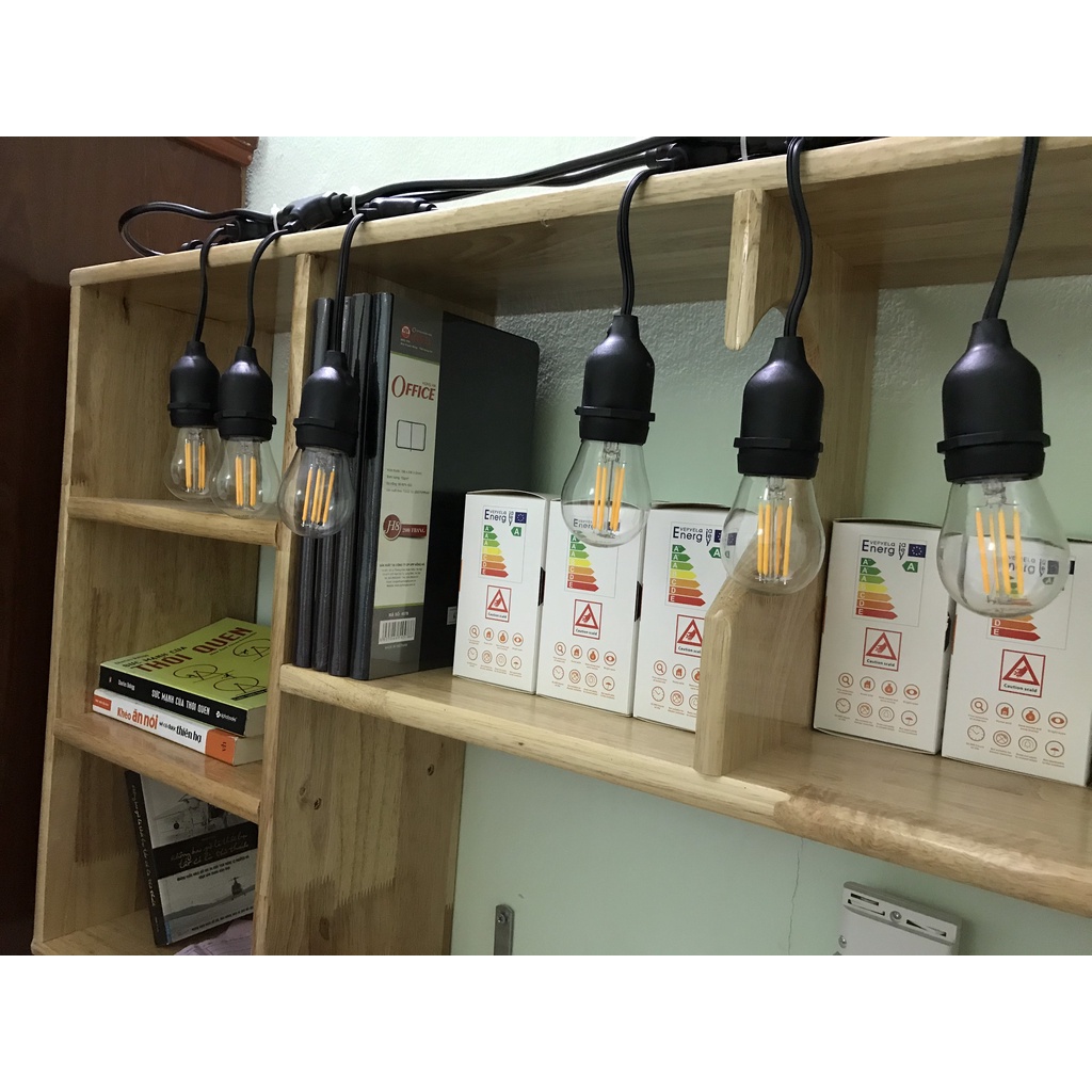 Bóng Đèn Led Edison G45 - 4w -Ánh Sáng Vàng , Trang Trí Nhà Hàng - Quán Cà Phê