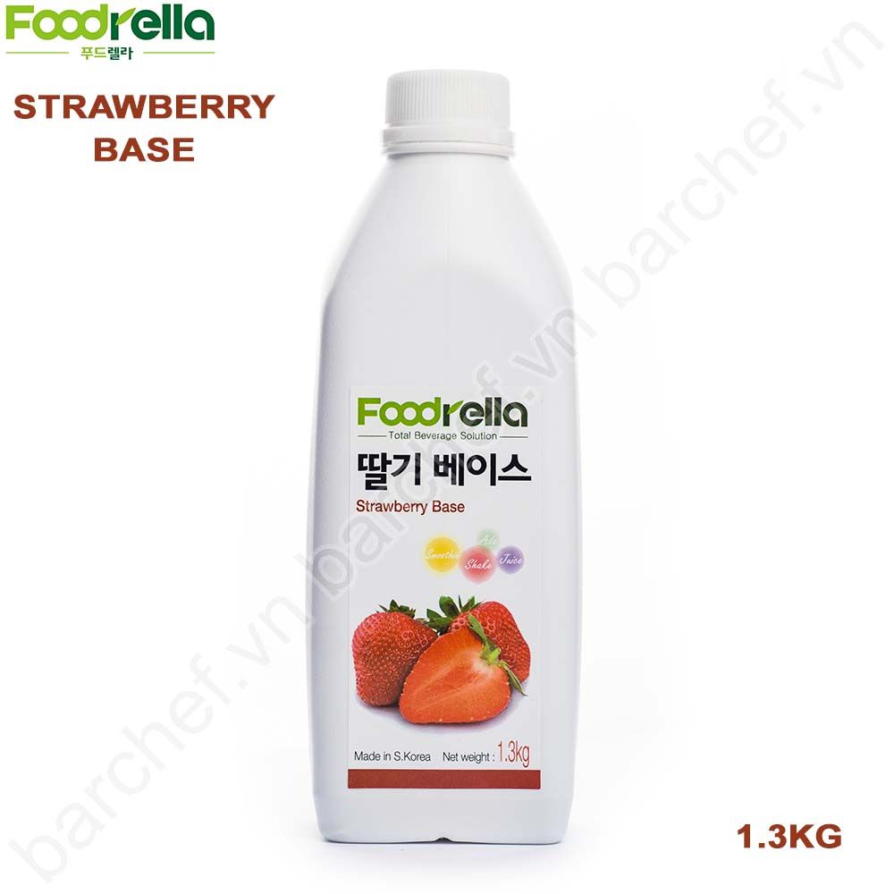 Mứt Dâu tây Foodrella (Strawberry Puree) - chai 1,3kg