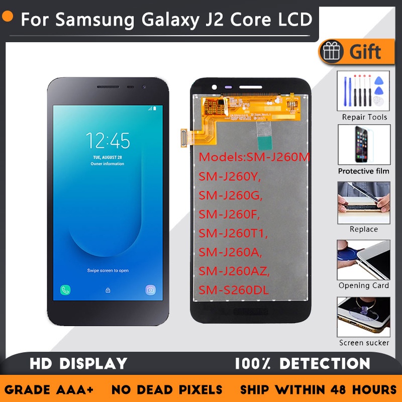 Màn Hình LCD 5.0 "Cho Samsung Galaxy J2 Core 2018 SM-J260F Màn Hình Hiển Thị Kính Cảm Ứng Lắp Ráp Th