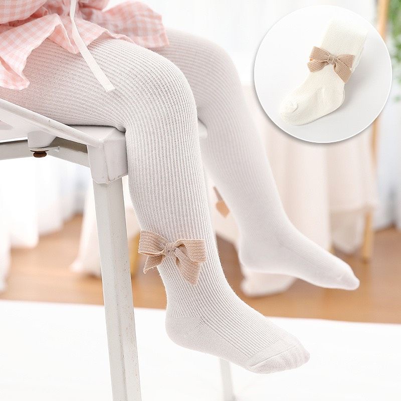🌺 7-13kg🌺Quần tất len liền bàn đính nơ, đính thú siêu xinh xắn