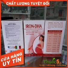 [GIÁ GỐC] Iron DHA bổ sung sắt, vitamin cho bà bầu hộp 30 viên