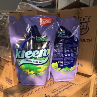 Mới-Túi nước giặt Maxkleen hương Vườn Sớm Mai 2.4kg