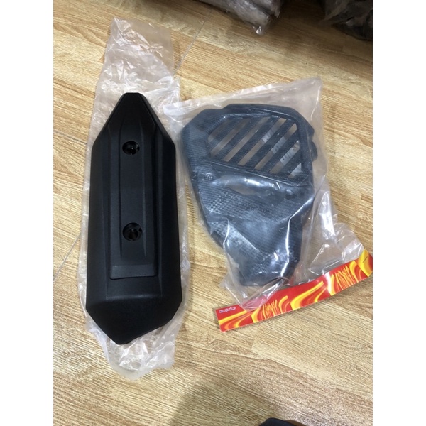 Giá trọn bộ 2 món Ốp Pô +Ốp quạt gió xe LEAD 2013->2018 (cực đẹp )giá rẻ